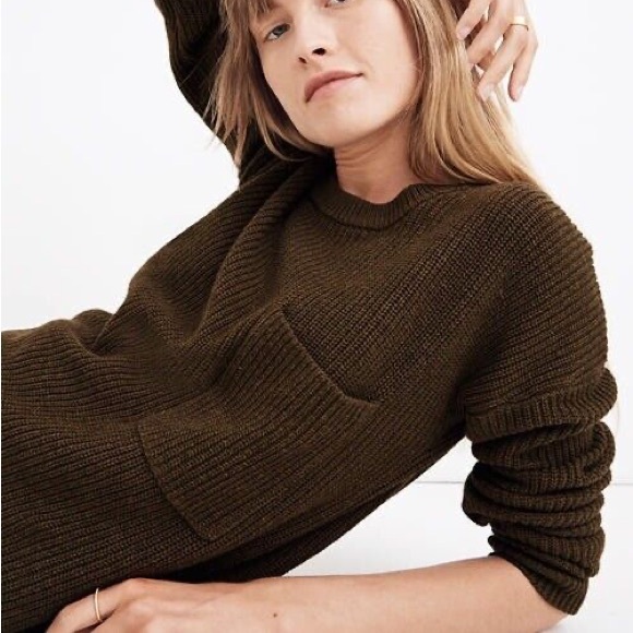 Madewell Sweaters - Madewell Thompson pocket sweater in black